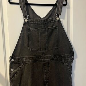 H&M Black Denim Jumpsuit